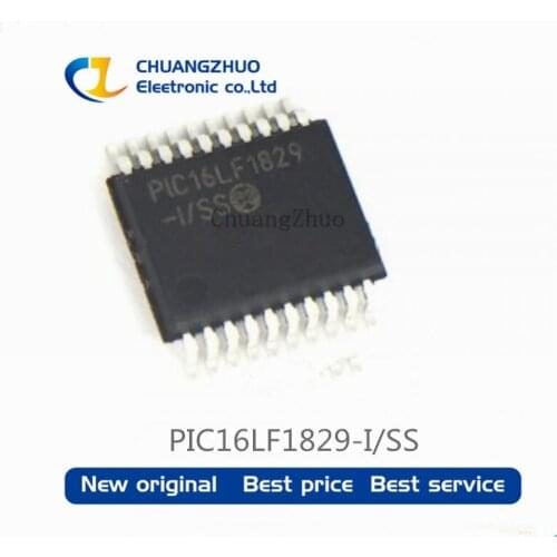 New Original 10pcs/lot PIC16LF1829-I/SS MCU 8BIT 14KB FLASH 20SSOP