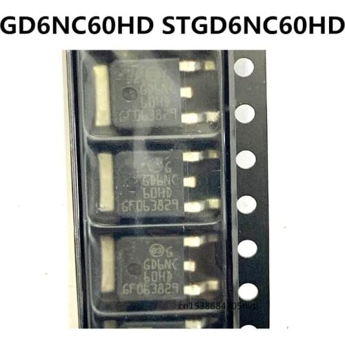 Original 10PCS/ GD6NC60HD STGD6NC60HD TO-252