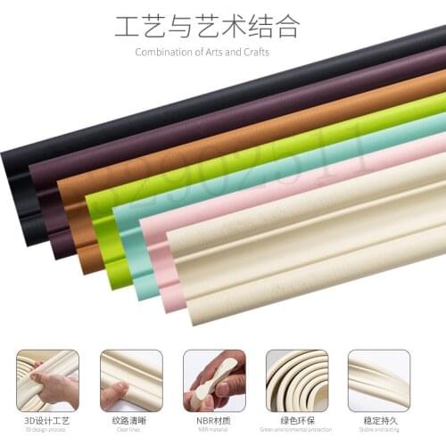 Skirting Self-adhesive 3d Solid Foam Stickers Decorative Border Frame Wallpaper Floor Corner Waist Line