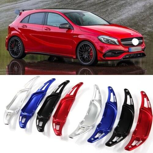 Savanini Alloy Add-On Steering Wheel DSG Paddle Shifters Extension For Mercedes Benz A45 AMG 2015-2018