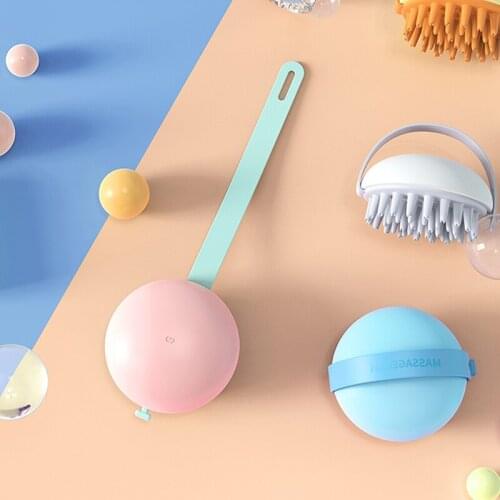 Wet&Dry Shampoo Brush Hair Scalp Massager Silicone Head Brush Hair Massage Comb Portable Hair Comb Brush Hair Washing Bath Comb
