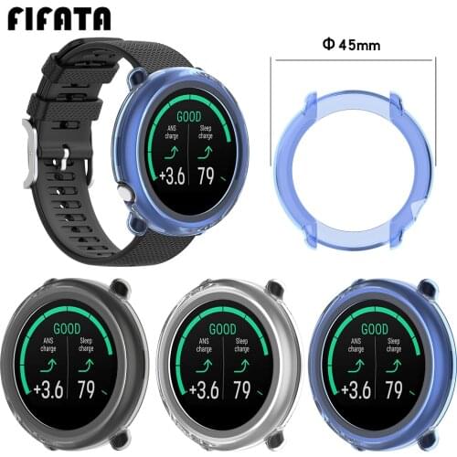 FIFATA TPU Transparent Soft Silicone Watch Protective Shell For Polar Ignite Smart Watch Replacement Watch Case Cover For Polar