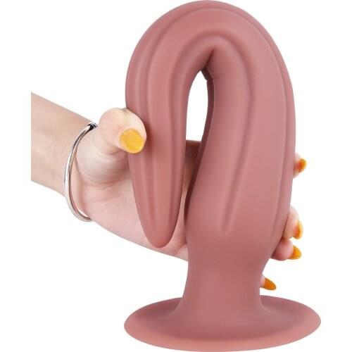 Super Long Anal Whip Soft With Suction Cup G Spot Anal Dildo Man/Women Masturbator Butt Plug Long Dick Toys Massager Sex Toys