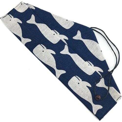 Cutlery Sack Canvas Cloth Bags Travel Storage Bag Portable Camping Buggy Bag Eco Friendly Flatware Pouch Buckle Style