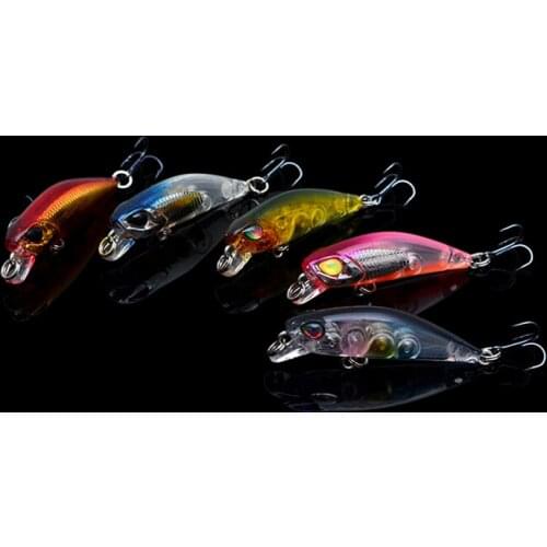 Trulinoya Mini Minnow Bait 42mm 2.8g Fishing Hard Lure Lifelike 3D Fish Eyes Swimbait Fishing Tackle DW29