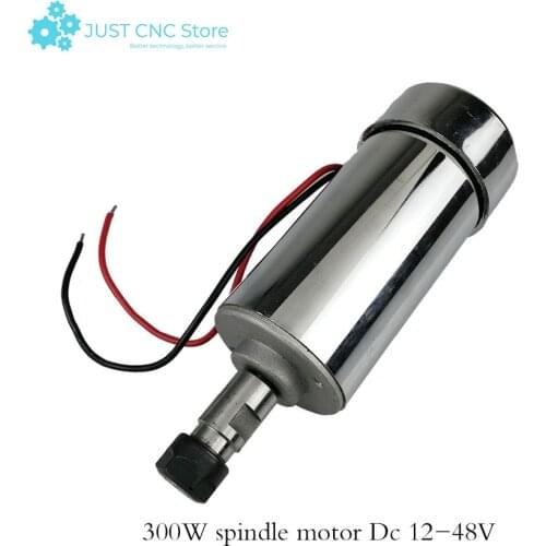 300W DC motor spindle high-speed air cooling Diy engraving machine silver surface motores belarus playmobil DC 12-48v
