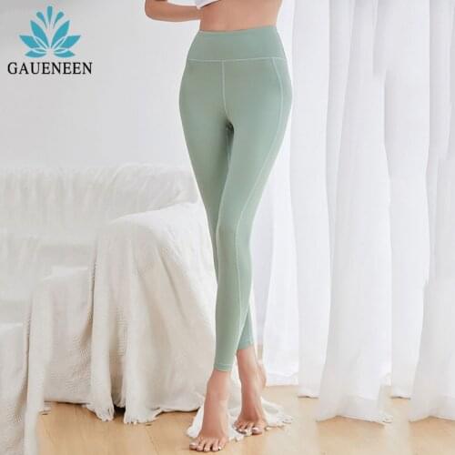 GAUENEEN Women High Waist Yoga Pants Tummy Control Energy Sports Leggings Tights Fitness Workout Running Trainning Sportswear