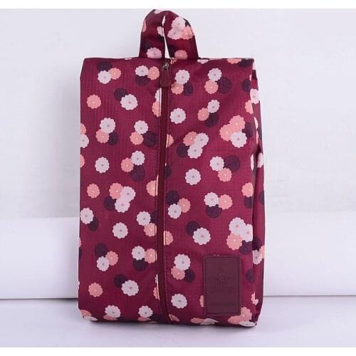 1Pcs Waterproof Nylon Shoes Organizer Bag Foldable Storage Portable Travel Multi-function Organizer Pouch Tote