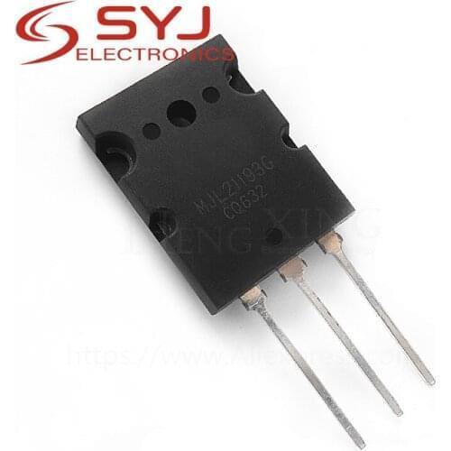 10pcs/lot 5pairs ( 5pcs MJL21193 + 5pcs MJL21194 ) TO-3PL MJL21193G MJL21194G TO-3P In Stock