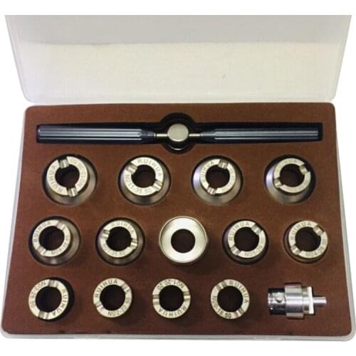 13pcs Closing Waterproof Tool Watch Back Case Opener 18.5mm-36.5mm Size Types Professional Watch Repair Tools Set for Rolex