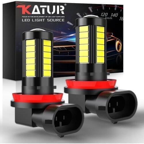 2pcs 2000LM 9005 HB3 9006 HB4 Led Fog Lights H11 H10 Led car Driving Running LED Fog Lamps Super bright 33SMD 5630 6500K White