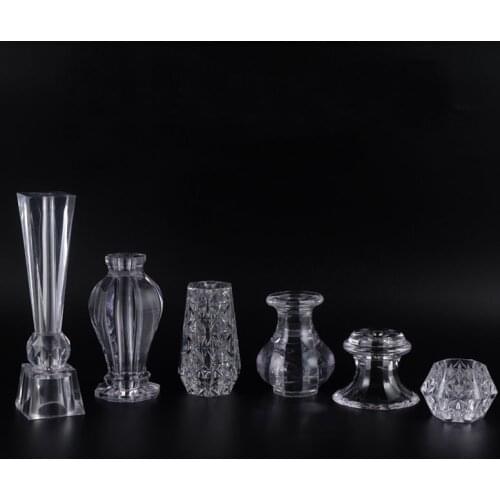 4 Piece Acrylic Crystal cabinet Glass Tea TV Cabinet Feet Coffee Table Support Legs Furniture feet