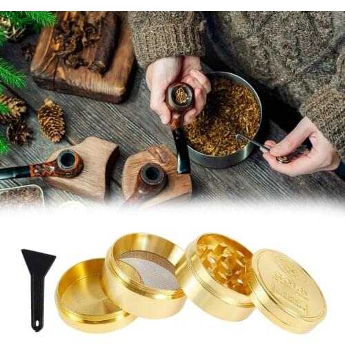 40mm 4-layer Grinder Weed Smoking Accessories Spice Grass Crusher Tobacco Herb Pepper Metal Mills Machine DIY Cigaretteg Tools