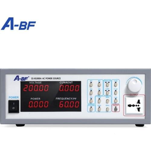 A-BF Variable Frequency Power Supply 220V Laboratory AC Stabilized Power Supply Unit Voltage Regulator 350VA 700VA 1200VA