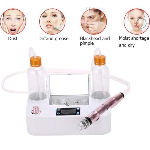 New Small Bubbles Vacuum Skin Cleaner Blackhead Remover Machine Aqua Hydra Peel Hydro Dermabrasion Facial Cleaning Spa Device