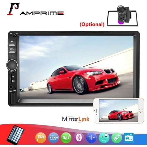 AMPrime 7018B 2din car radio 7" radio para coche MirrorLink Touch Multimedia Player radio usb coche Autoradio Backup Monitor