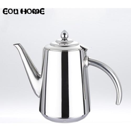 Stainless Steel American Coffee Making Household Teapots Long-billed Kettle Large Capacity Kettle Puer Tea Bag Green Oolong Tea