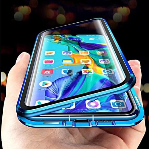 COVER for Honor View 10 Lite 360 ° magnetic double tempered glass 9H