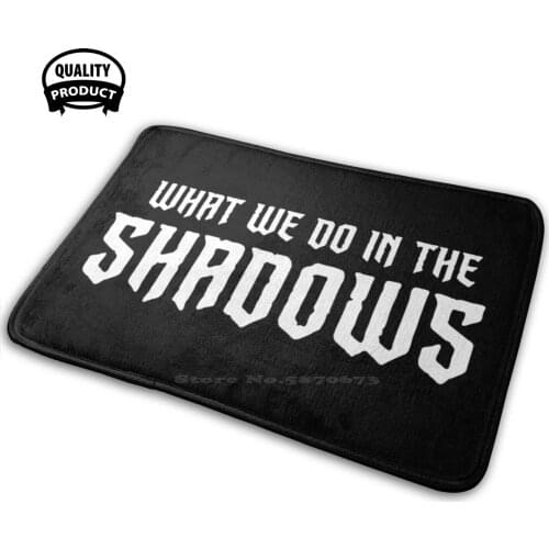 What We Do In The Shadows Soft House Family Anti-Slip Mat Rug Carpet Mockumentary Vampires Nandor Colin Robinson Nadja Bat