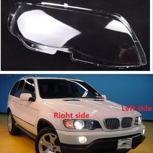 Car Large lampshade For BMW X5 E53 High-quality large lampshade High translucent lamp housing Lens 2004-2007 Car Accessories