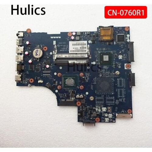 Hulics CN-0760R1 Motherboard FOR Dell 15R 3521 5521 Laptop Motherboard 760R1 0760R1 CN-0760R1 I5-3337U CPUVAW00 LA-9104P DDR3