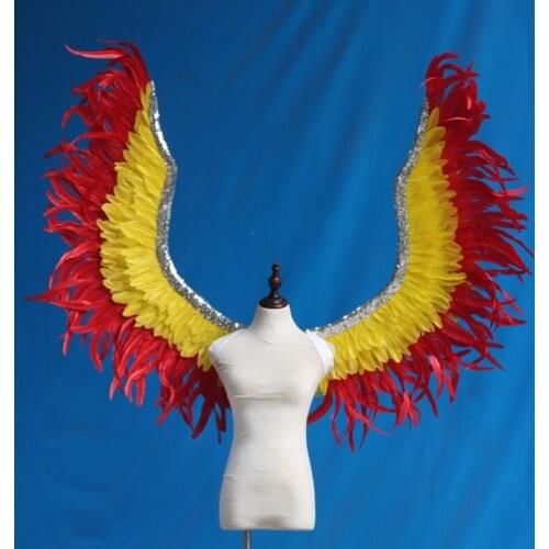 Cosplay fashion show props angel feather wings for wedding Photography Display Party wedding decoration T-STAGE costume