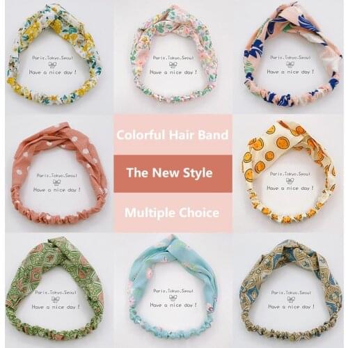 Fashion Women Girls Summer Bohemian Hair Accessories Cross Turban Bandage Bandanas Hairband Headwrap Summer Headwear