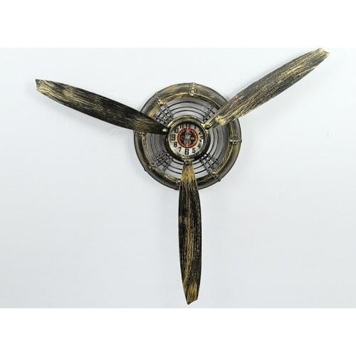 2018 New Aircraft Head Clock Simple Retro wall clock Aircraft Head Ornaments Stock Decorative clock