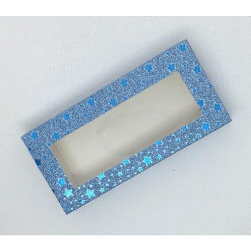 Wholesale Mink Lash Box Lashes Tray Insert Eyelash Star Packaging 25mm Eyelashes DIY Custom Logo Flash Packing Box