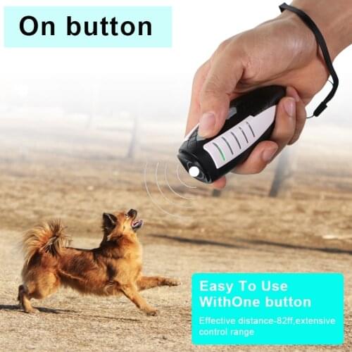 Rechargeable Anti Barking Stop Bark Dog Training LED Ultrasonic Anti Bark Barking Dog Training Repeller Control Trainer Device