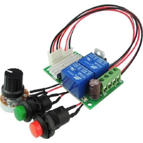 DC 6V ~ 24V PWM DC motor speed controller forward and reverse switch Linear actuator motor controller adjustable Speed Control