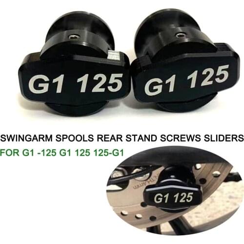 Rear Stand Screws Sliders For Zontes G1 -125 G1 125 125-G1 G1 Motorcycle Swingarm Spools