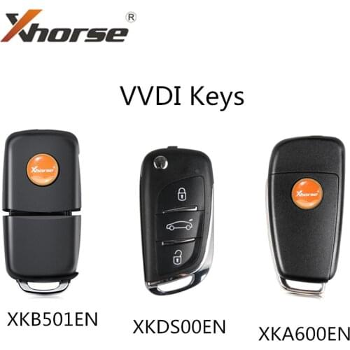 1PCS XHORSE B5 Type Universal Remote Key 3 Buttons for Volkswagen work with VVDI2/VVDI Key Tool