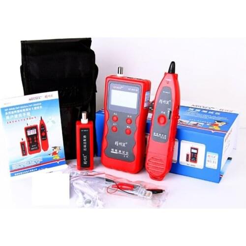 YOUYSI Noyafa Red NF-838 Line Finder Network Cable Tester RJ45 / BNC / USB / 1394 / RJ11