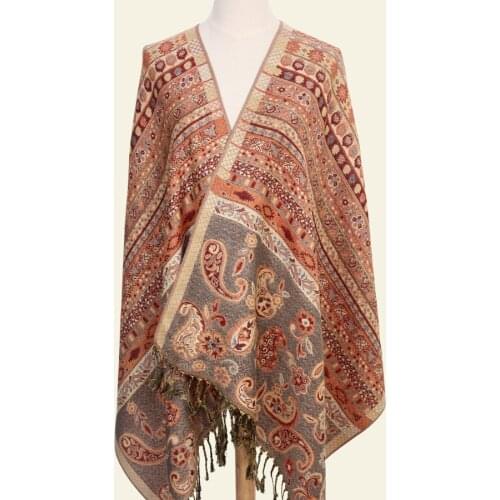 Paisley Tippet From India Winter Scarf Ethnic Scarves Fashion Stole Cotton Indian Echarpe 190*70cm