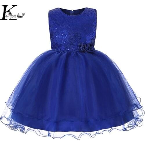 2019 Kids Dresses For Girls Christmas Dress Summer Party Wedding Dress Birthday Party Princess Dresses For Girls Toddler Clothes
