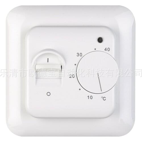 220V 16A Electric Floor Heating Room Thermostat Temperature Controller Warm Regulator Mechanical Manual Operation