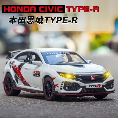 1:32 Civic Alloy Car Model Children Toys Car Diecasts & Toy Vehicles Strong Pull-back Off-road Vehicle Car Kids Boys Gifts
