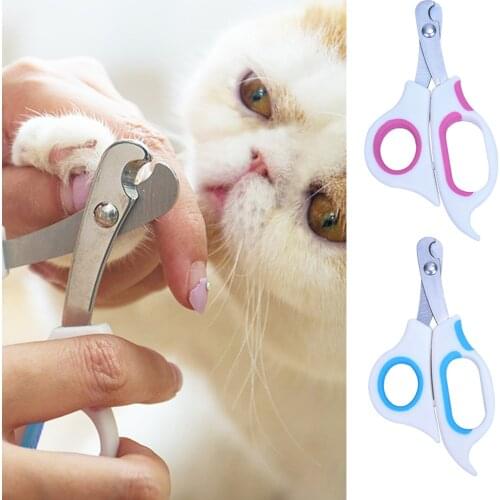 Safety Pet Nail Clipper Professional Non-Slip Nail Trimmer Pet Claw Clipper For Cats Pet Beauty Cleaning Supplies