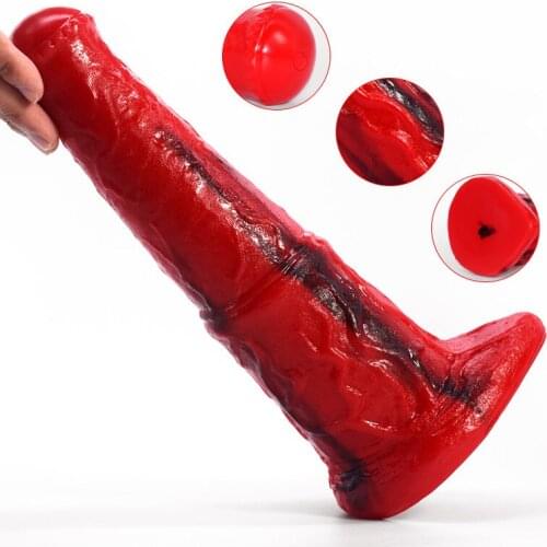 Big Anal Dildo Sex Toys For Women Horse Dildo Anal Butt Plug Soft Silicone Animal Fake Penis Woman Masturbation Vaginal Massager