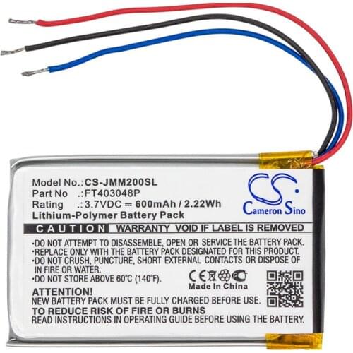 Cameron Sino Micro 2 600mah for JBL Micro 2 Micro II FT403048P batteries