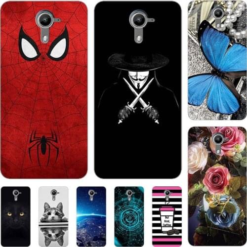 Phone Case For Wiko U Feel Prime Ufeel Prime Soft TPU Cover Fashion Relief Silicone Case For Wiko U Feel Lite Fab Animal Capa