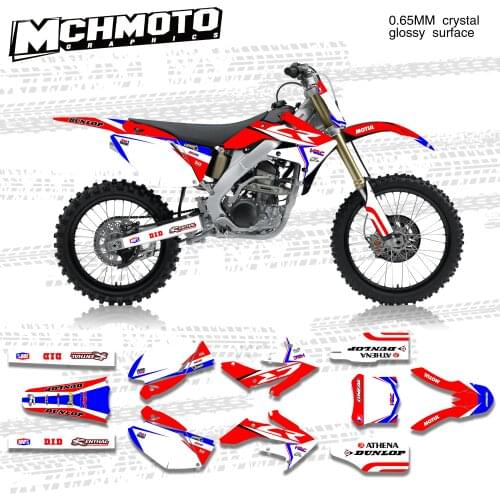MCHMFG Decal For HONDA 04-05 06-07 08-09 CRF250R 2004 2005 2006 2007 2008 2009 Motorcycle Graphic Sticker