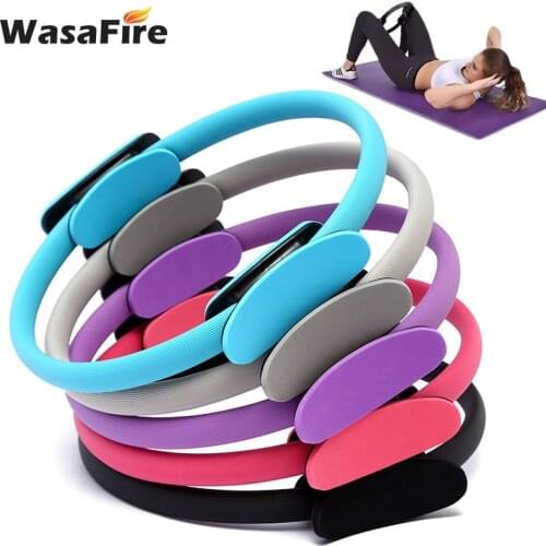 Yoga Fitness Pilates Ring Women Girls Magic Circle Dual Exercise Home Gym Workout Sports Lose Weight Kinetic Resistance Circle
