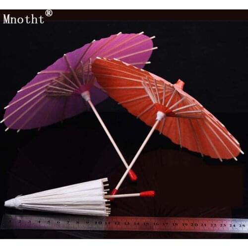 Mnotht 1/6 Oil Paper Umbrella Model Ancient Costume Kimono Umbrella Toy for 12 Inch Soldier Action Figure Toy Sence Accessory m6
