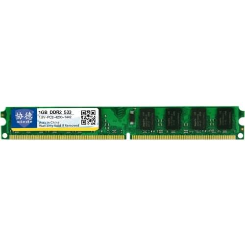Xiede Desktop Computer Memory Ram Module Ddr2 533 Pc2-4200 240Pin Dimm 533Mhz For Intel/Amd
