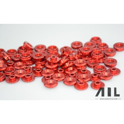 Cnc alloy metal screw pads body cover pads 52pcs for losi 5ive-t