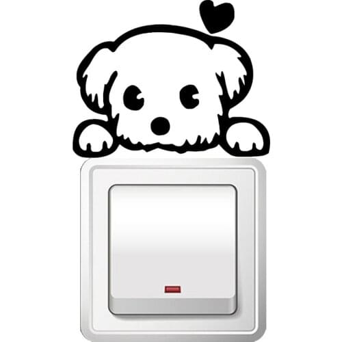 Hot dog Sticker Waterproof Vinyl Wallpaper Home Decor Switch Stickers Wall Decal Background Wall Art Decal Drop Shipping