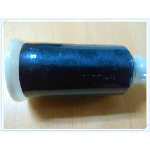 5000m Cones Polyester Bobbin Thread Filament for Brother Sewing Embroidery Machine Black Wholesale bobbin fill thread for sewing