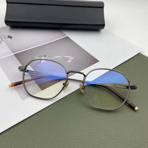 Original Glasses Frame Titanium Prescription Glasses Women Myopia Eyeglasses Frames for men Vintage Japan Designer Brand Glasses